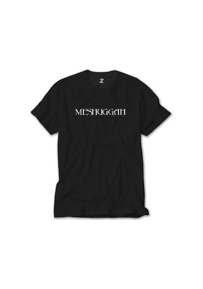Meshuggah Logo Siyah Tişört Siyah