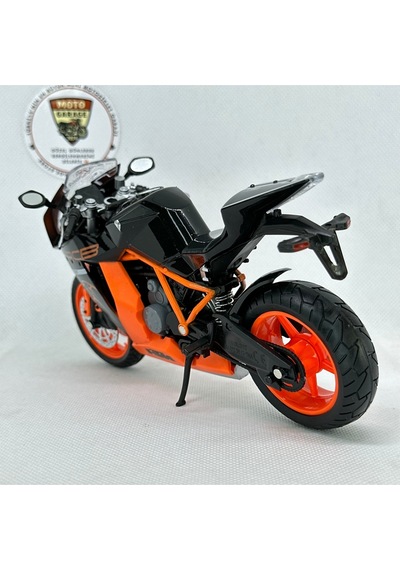 Ktm Rc8 1198 1:12 Diecast Motosiklet Modeli Siyah Turuncu Koleksiyonluk Spor Motor