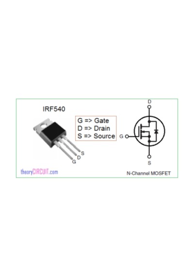 Irf540 - 28A 100V Mosfet - To220 Mofset