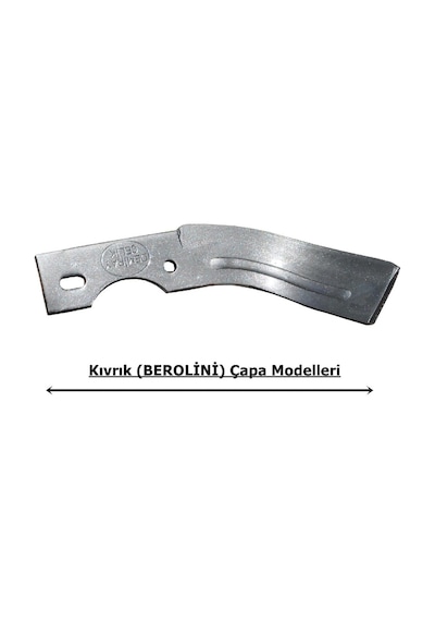 Bertolini 215 Federli Süper Çelik Çapa Bıçağı 24 Adet