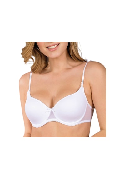 Kadın Balenli Desteksiz Dolgusuz Askıları Çıkabilen Yumuşak Süngerli Günlük Klasik T-shirt Sütyeni 3106 -6722 Beyaz Kadın Balenli Desteksiz Dolgusuz Askıları Çıkabilen Yumuşak Süngerli Günlük Klasik T-shirt Sütyeni 3106 -6722 Beyaz