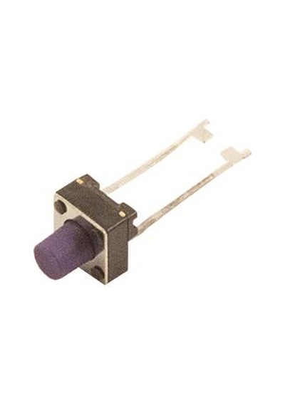 6X6X7Mm 2 Pinli Uzun Bacaklı Mor Tact Switch