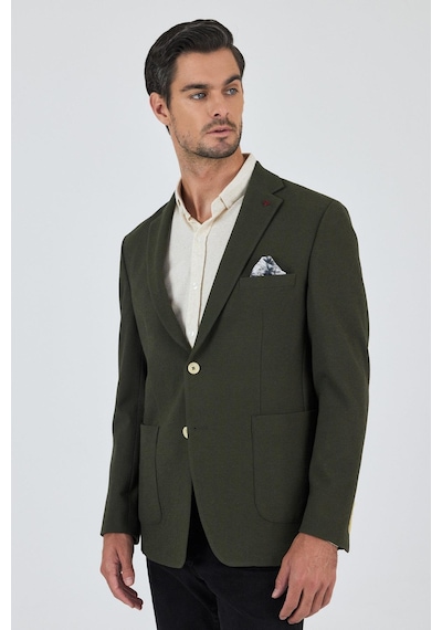İmza Koyu Haki Mono Yaka Gofreli Esnek 6 Drop Slim Fit Casual Ceket 1002250126 Koyu Haki İmza Koyu Haki Mono Yaka Gofreli Esnek 6 Drop Slim Fit Casual Ceket 1002250126 Koyu Haki