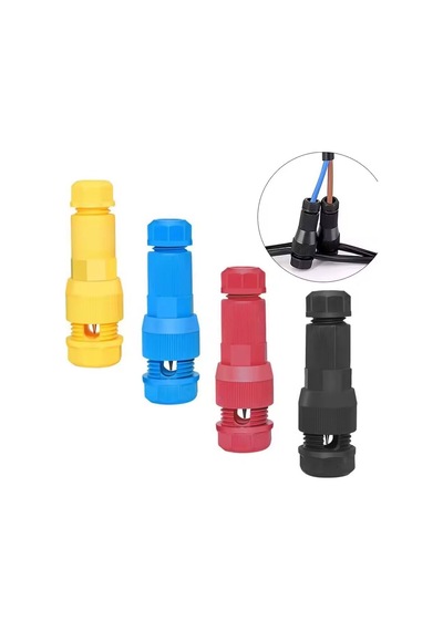 Powermaster Pm-25898 Su Geçirmez 1 Pin Konnektör Karışık Renk