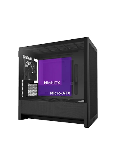 Nzxt H3 Flow Edition 750w 80+ Bronze Usb 3.2 Usb-c Siyah Matx Kasa