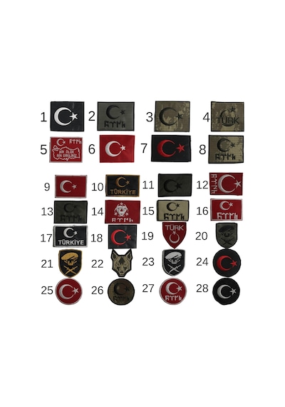 Baggor Cırtlı Askeri Patch/Peç (Yama) - Arma Modelleri Haki