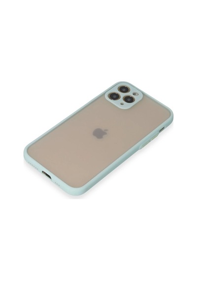 Uryport Apple iPhone Uyumlu 11 Pro Kılıf Montreal Silikon Kapak - Turkuaz Çok Renkli