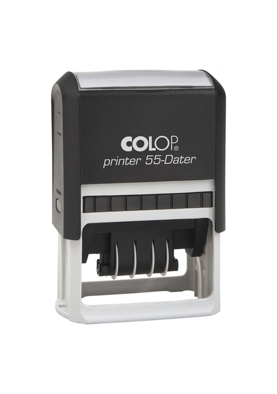 Colop Prınter 55 Tarih Kaşe Tr Siyah Kasa Mavı- Kırmızı Keçe - 40 x 60 MM