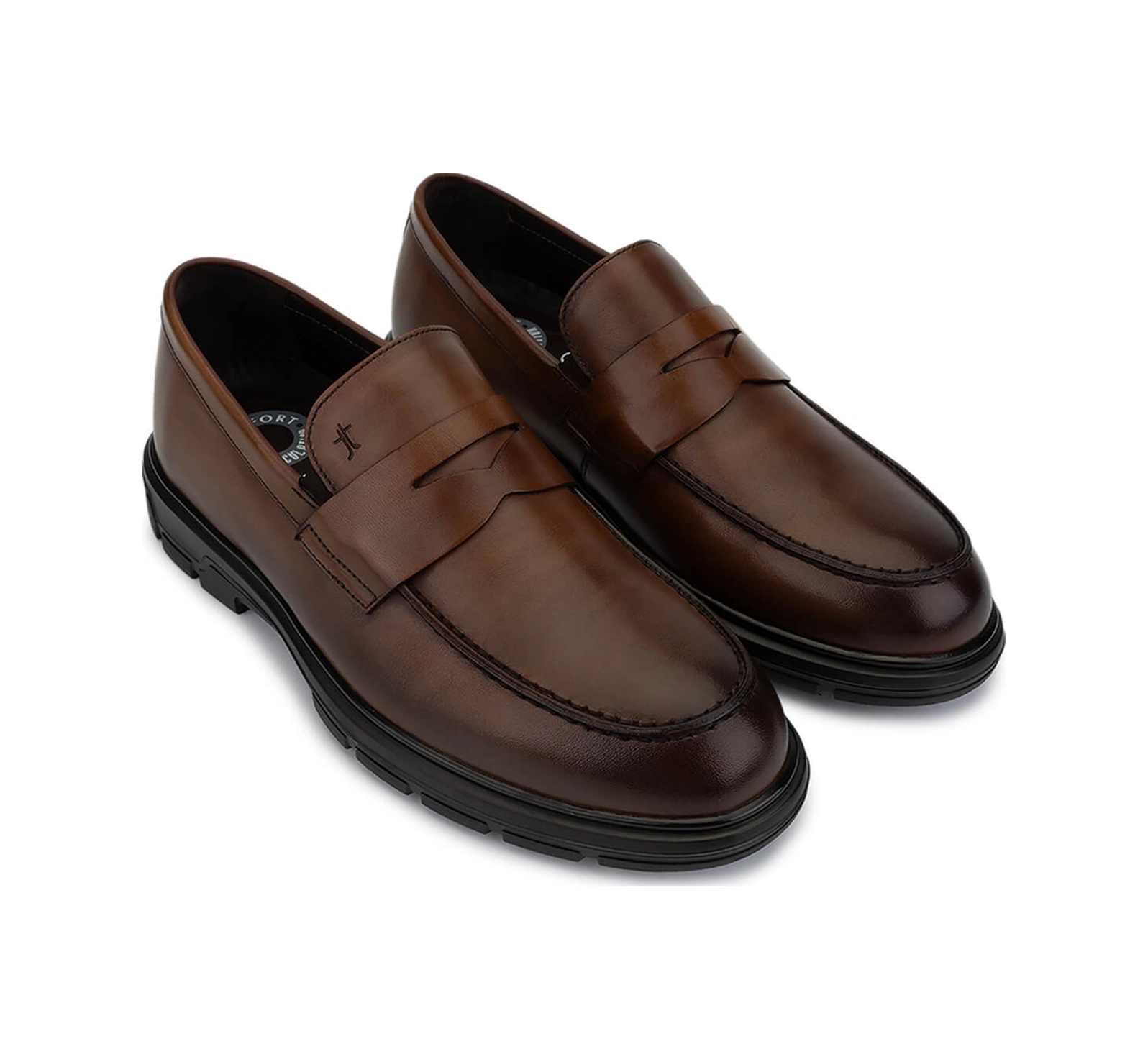 Tamer Tanca Erkek Hakiki Deri Taba Loafer Ayakkabı 298 3110-w2050 Erk Ayk Sk25-26 Taba Slvr Alkl Taba