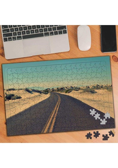 Kumlu Yol 240 Parça Puzzle Yapboz-351481