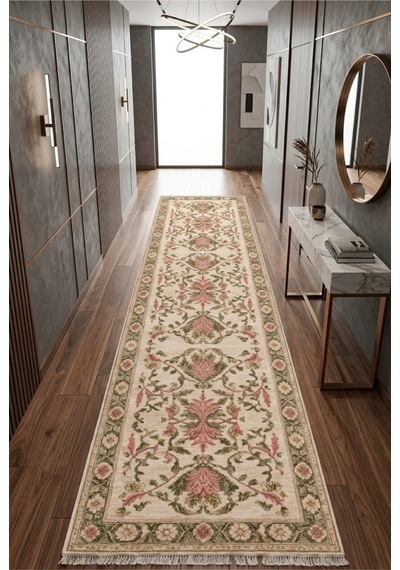 Dekoratif Halı Kaymaz Taban Leke Tutmaz Yıkanabilir Kilim Özel Ölçü Salon Halısı 3036