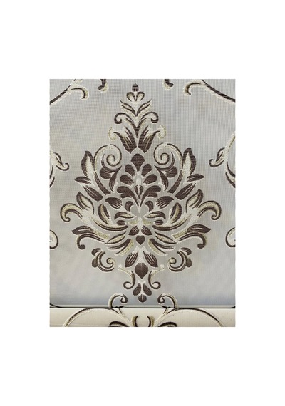 Kahve Çiçek Desenli Çift Mekanizmalı Zebra Ve Tül Stor Perde Kahve Rengi - 124532754 Kahve Rengi