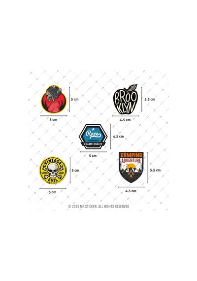Bdls24 Küçük Boy 10lu Sticker Seti