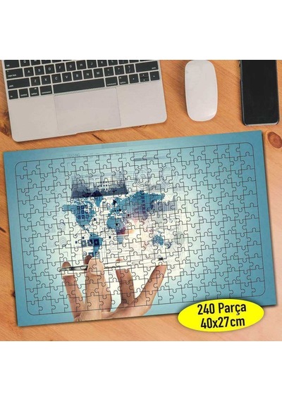 Sosyal Ağ Teknoloji Uzmanı 240 Parça Puzzle Yapboz-113537927