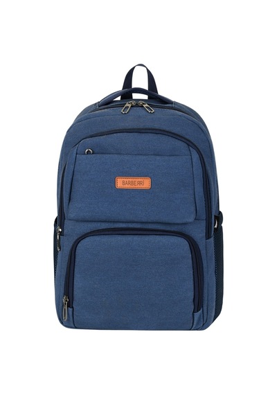 Galb Leather Kanvas Kumas 4 Gozlu Laptop Bolmeli Gunluk Okul Ve Sirt Cantasi Lacivert