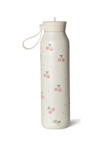 Citron 3 Katmanlı Paslanmaz Çelik Termos Seti 500 Ml - Cherry Beyaz