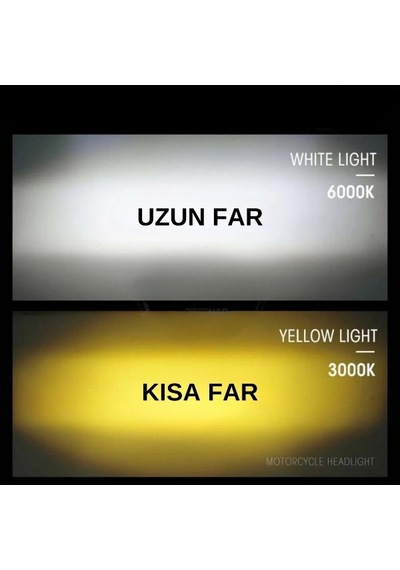 Toyota Corolla AE101 1991-1998 Uyumlu Mercekli Şimşek Etkili Led Xenon Far Ampulü Sarı 53899566