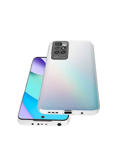 Noktaks - Xiaomi Redmi 10 Uyumlu - Kılıf Şeffaf Soft Slim Fitt Süper Silikon Kapak - Şeffaf