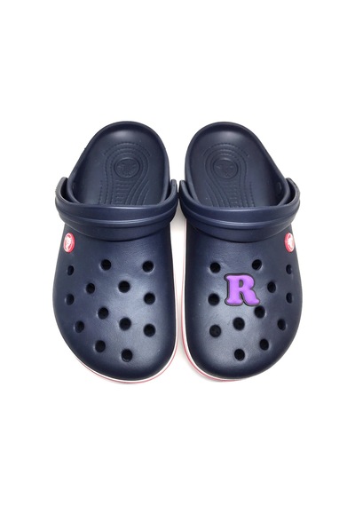 Crocs Terlik Süsü & Renkli Aksesuar Harf Jibbitz Koyu Pembe