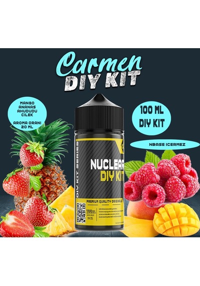 Nuclear 100 Ml Dıy Kit Carmen Gıda Aroma 20 Ml Aroma İçerir