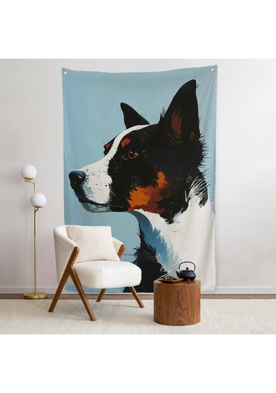 Sevimli Köpek Duvar Örtüsü-7635