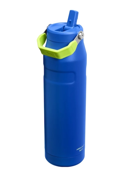 Stanley The IceFlow Flip Straw 2.0 Pipetli Termos Bardak 1,06 LT Cobalt Chartreuse