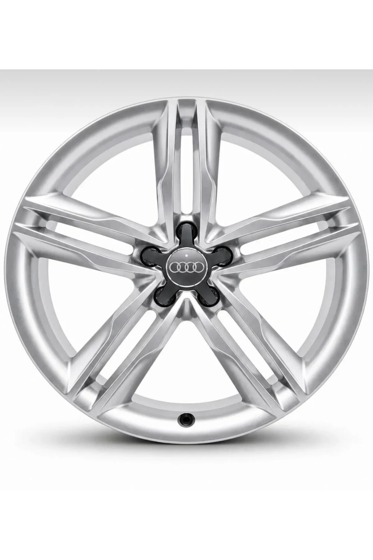 Universal Audi A7 4g8 11-18 Ahtapot Çelik Jant Göbek Seti Füme 112 Mm