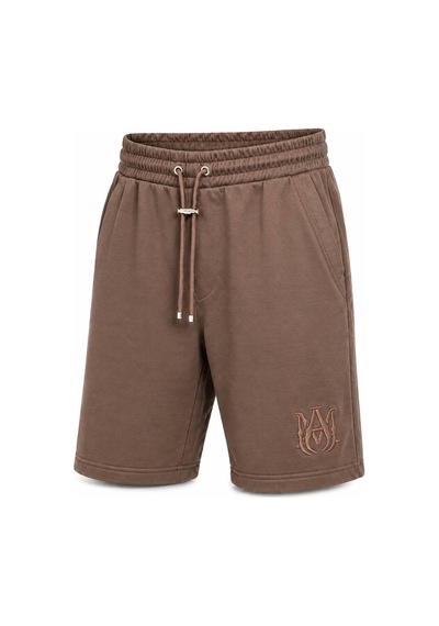 Erkek Regular Fit Beli Lastikli Bağcıklı Enjeksiyon Baskı Detaylı Bermuda Şort Kahverengi Erkek Regular Fit Beli Lastikli Bağcıklı Enjeksiyon Baskı Detaylı Bermuda Şort Kahverengi