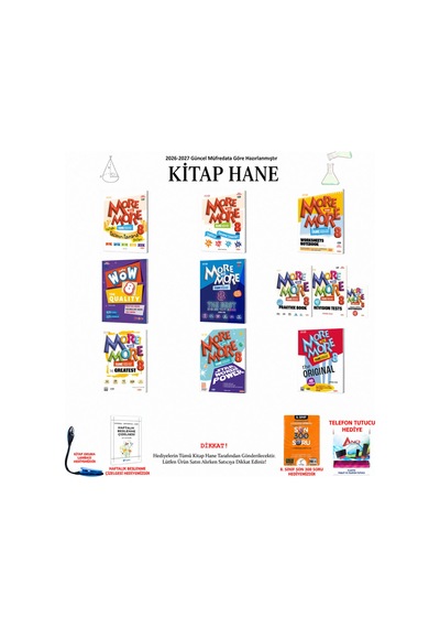 Fenomen More & More 8. Sınıf Çalışma Deneme 183 9 Kitap Seti