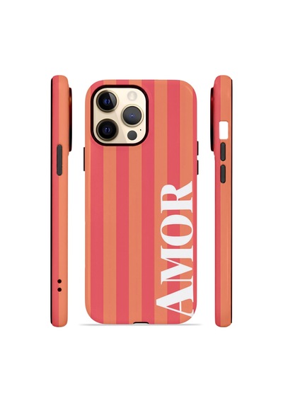 Apple iPhone Uyumlu 13 Pro Max Vorian Çift Katmanlı Kılıf Amor Sunset