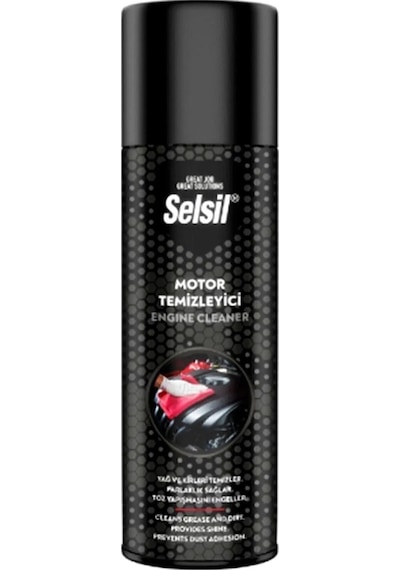 Selsil Susuz Motor Temizleme Spreyi Motor Parlatıcı Sprey 500 Ml 1 adet