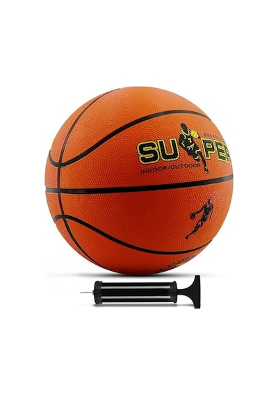 Basketbol Topu, Turuncu, 7 Numara, İç Ve Dış Mekan, Pompa Dahil,