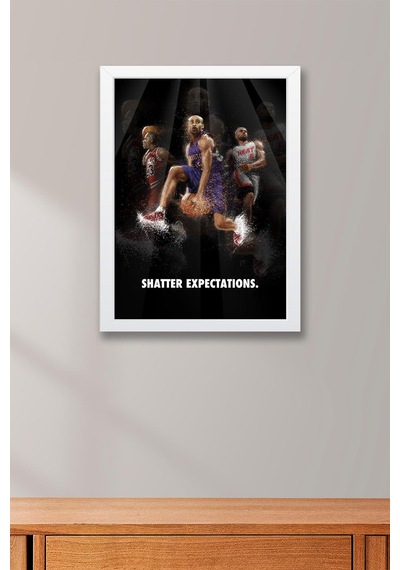 Vince Carter Michael Jordan Lebron James Çerçeveli Tablo - Basketbol Nba Posteri Tablo