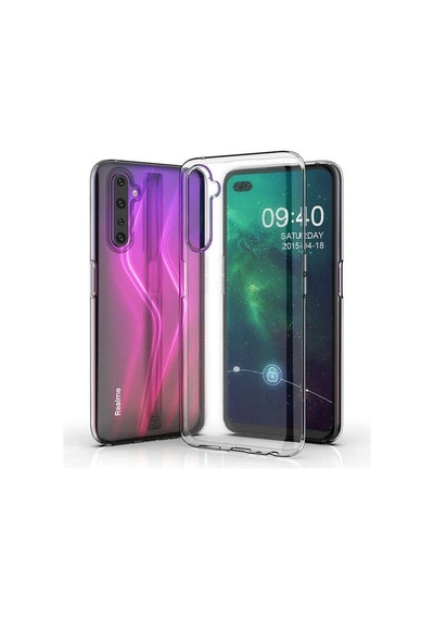 Realme 6 Pro Kılıf Zore Şeffaf Ince Ve Esnek Süper Silikon Kılıf Renksiz