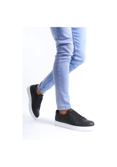 Slw166 Prestige Bağcıklı Cilt Kapitone Desenli Erkek Günlük Sneaker Ayakkabı Bt Siyah Siyah Slw166 Prestige Bağcıklı Cilt Kapitone Desenli Erkek Günlük Sneaker Ayakkabı Bt Siyah Siyah