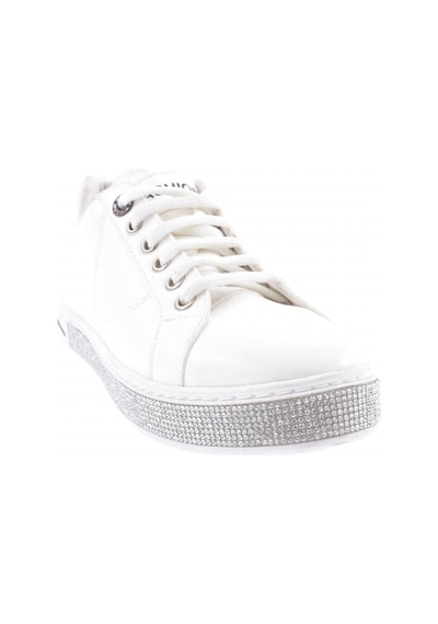 Dgn 22510 Kadin Kürklü Sneakers Ayakkabi 22510-1571-R0198 Beyaz