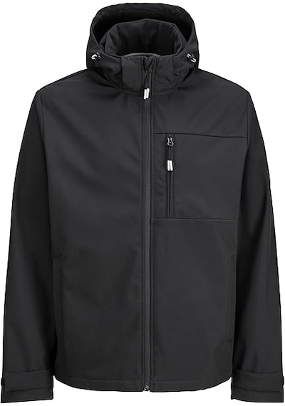 Jack & Jones Jjthatcher Softshell Hood Erkek Mont - Siyah - 12279288 Siyah