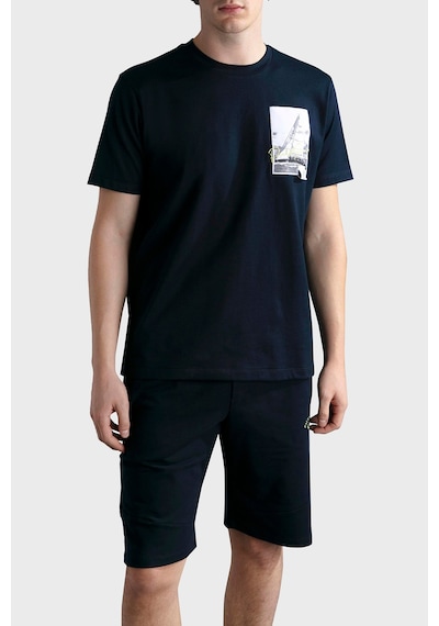 Paul & Shark Erkek T Shirt 24411064 013 Lacivert Lacivert