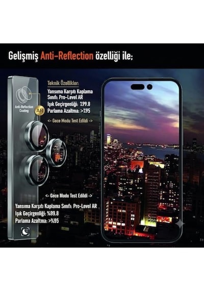 Fixmaster İphone 16-16 Plus Uyumlu Siyah Kamera Lens Koruyucu, Kolay Kurulum, Alüminyum Alaşımlı Çerçeve, Darbelere Ve Çizilmelere Karşı Yüksek Dayanıklı Temperli Cam