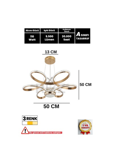 İthal Kasa 3 Renk Kumandalı Kristal Led Avize Toplu Papatya Gold Salon & Oturma Odası Avizesi Altın - 772342774 Altın - 772342774 Altın İthal Kasa 3 Renk Kumandalı Kristal Led Avize Toplu Papatya Gold Salon & Oturma Odası Avizesi Altın - 772342774 Altın - 772342774 Altın