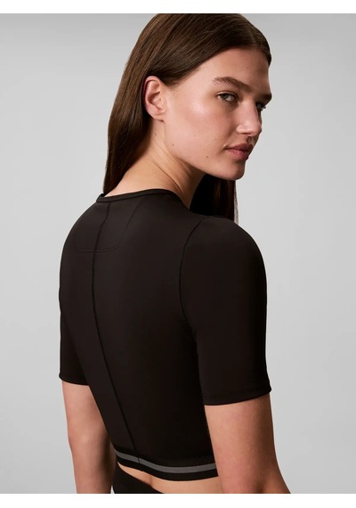 Calvin Klein Icon Sport Ss Tee Wı, Ub1 Siyah Kadın T-shirt