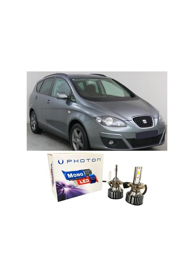 Seat Altea Uzun Far Ampulü H1 Mono Yeni Seri Beyaz 2009-2015