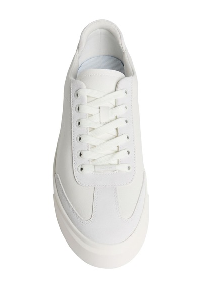 Calvin Klein Basket Cupsole Lup Wt Deri Beyaz Erkek Sneaker-15178
