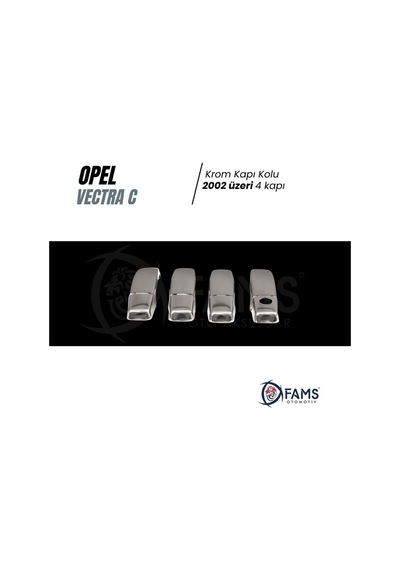Opel Vectra C Krom Kapı Kolu 4 Kapı 2002 Üzeri P. Çelik