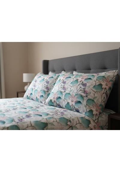 Artunhome Poplin Dijital Baskılı Yastık Kılıfı Seti 2 Adet 50x70 Cm %100 Pamuk Art20120038 Çok Renkli