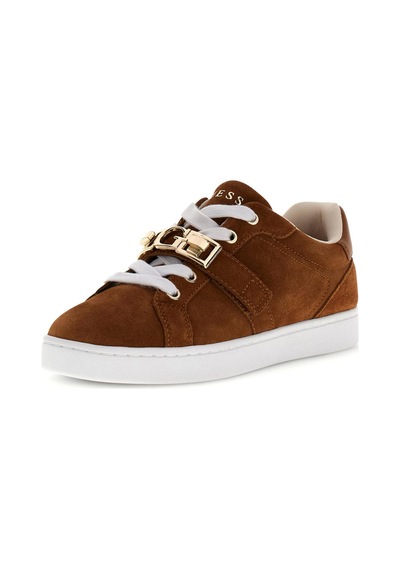 Guess Jamisn Kadın Deri Sneaker Ayakkabı Fltjm2sue12 Kahverengi