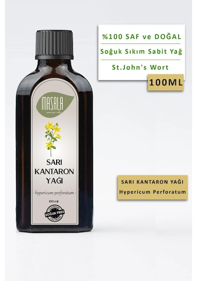 Masala Sarı Kantaron Yağı 100 ML - Binbirdelik Otu Yağı