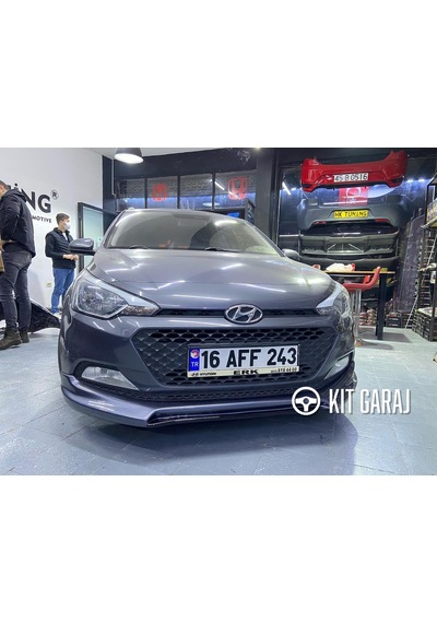 Kit Garaj Hyundai I20 Custom Ön Ek Plastik 2014-2018 Boyasız