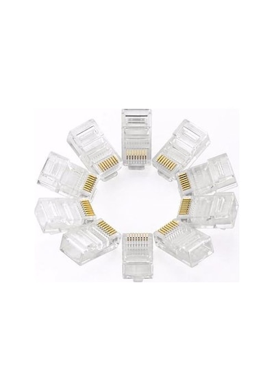 S-Link 100 Adet Rj-45 Jack Network Uç Eternet Jackı