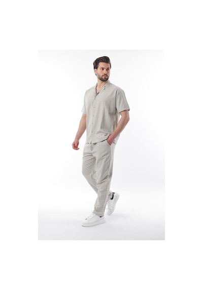 Madmext Mint Yeşili Over Fit Erkek Gömlek Takım E7303 Mint Yeşili